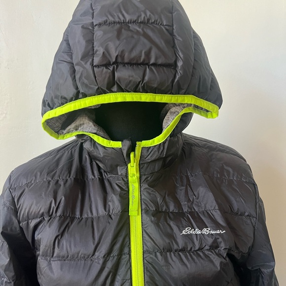 Eddie Bauer Reversible Puffer Coat Girls Large - Picture 8 of 11